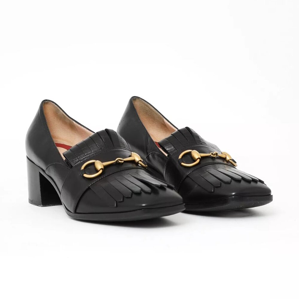 Gucci Marmont Fringed Loafers